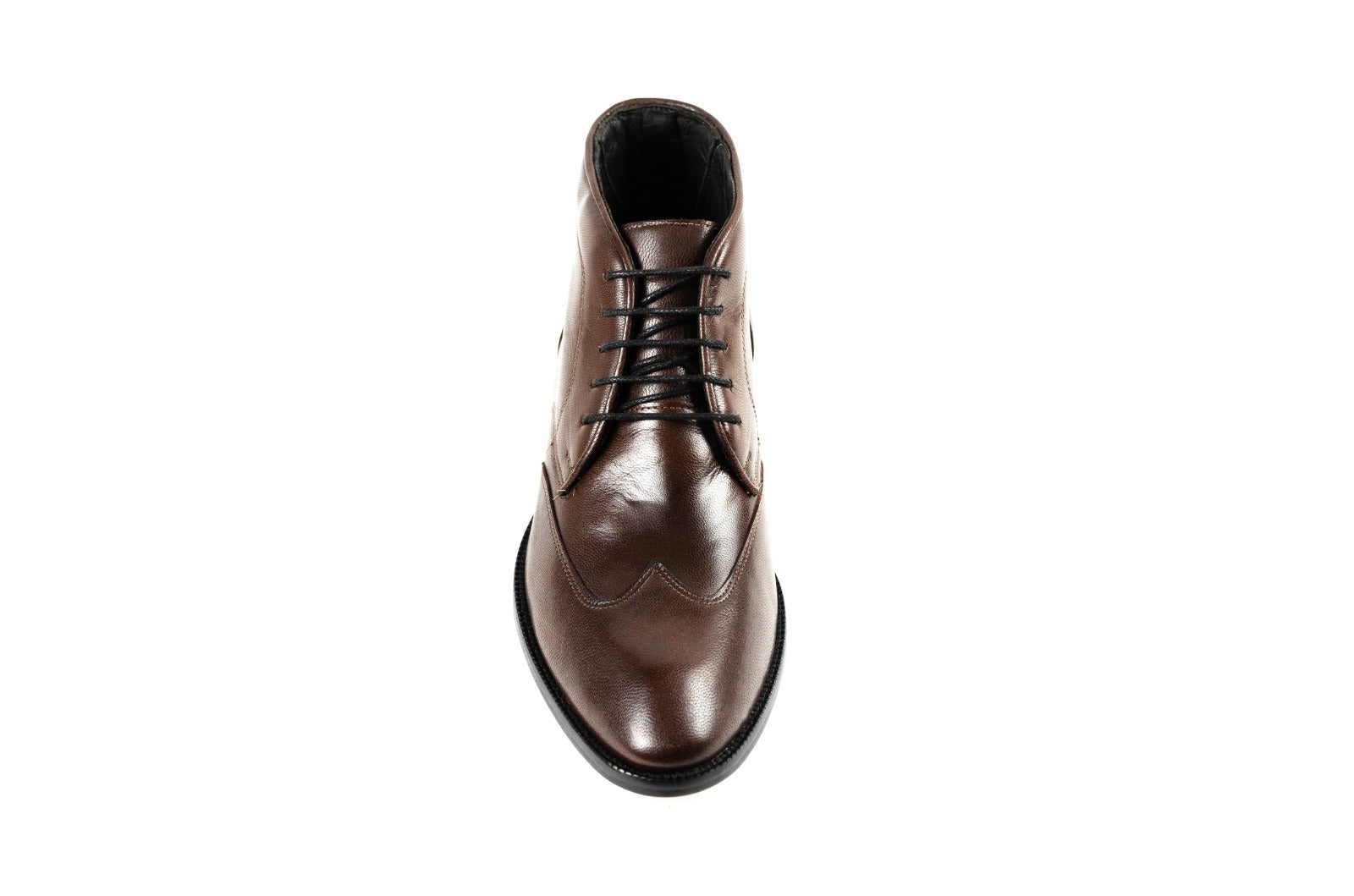 Perforated Dress Boots Moss