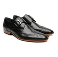 Monk Strap Brogue Preto