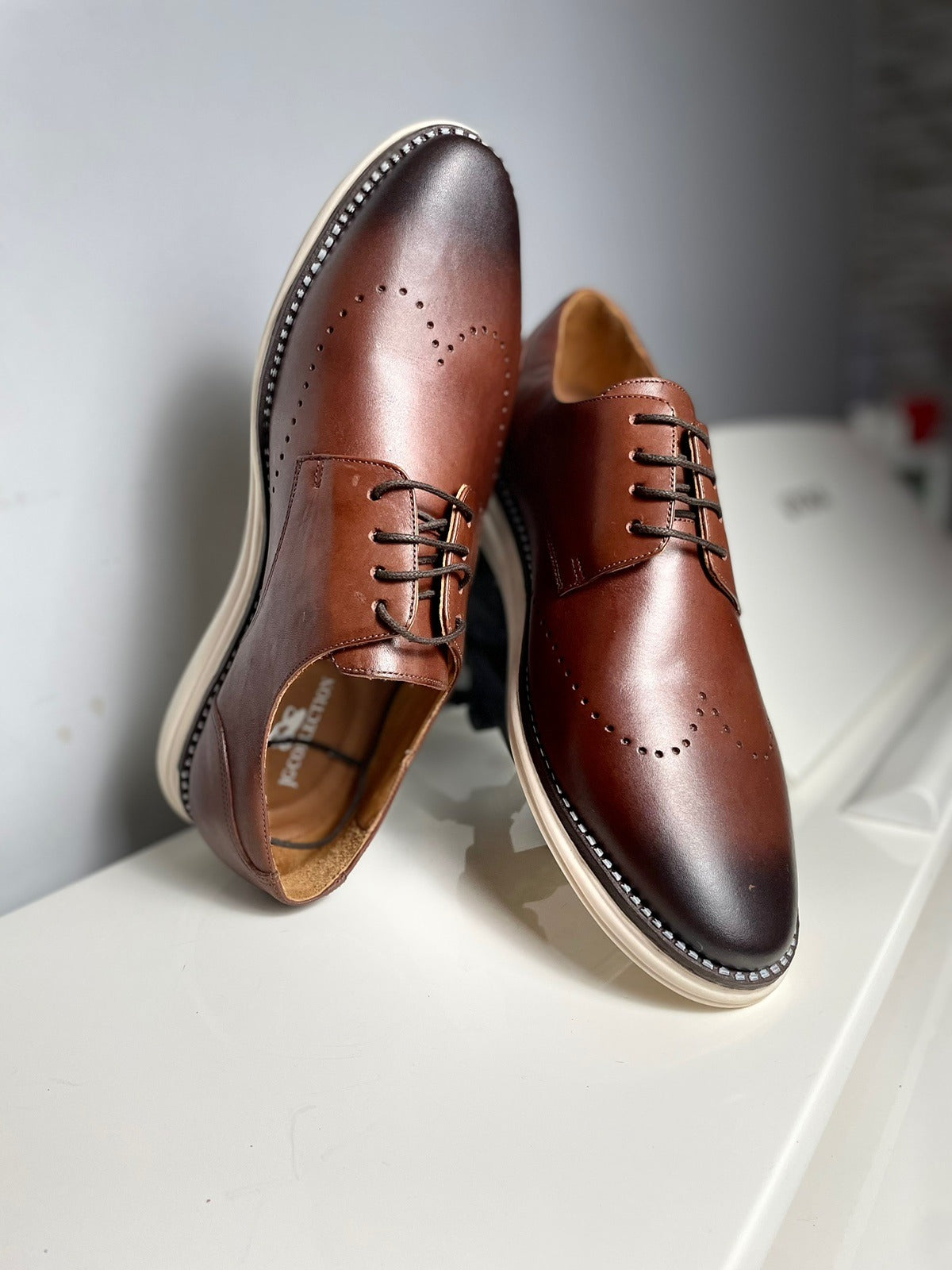 Leather Dress Sneakers